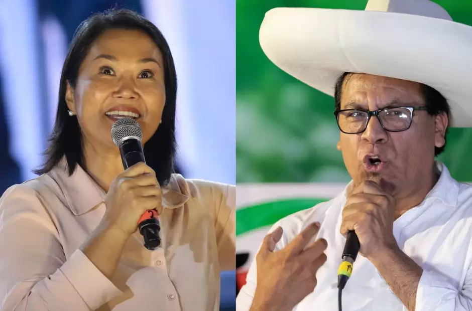 Keiko Fujimori y Roberto Sanchez