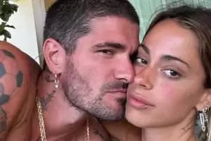 Las fotos del reencuentro de Tini Stoessel y Rodrigo de Paul tras el triunfo de la Selecci�n