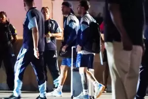 Argentina ya est� en Atlanta tras una demora por tormentas