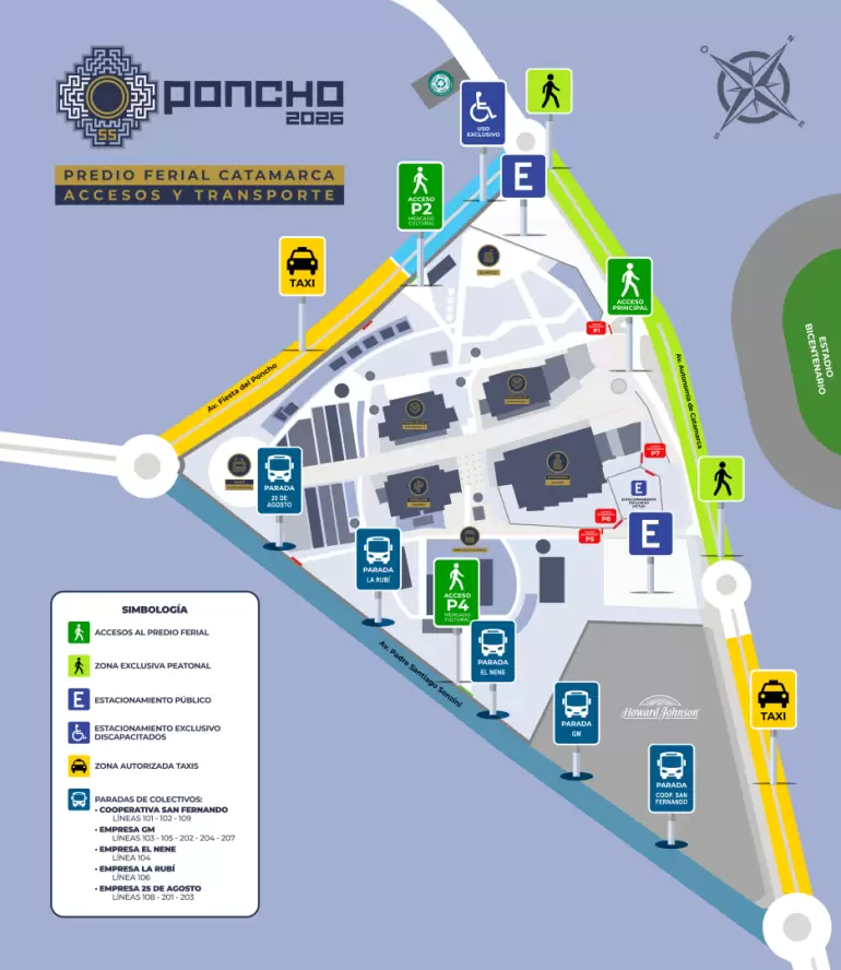predio poncho accesos