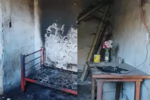 Incendio en Catamarca: bomberos sofocaron las llamas en una vivienda