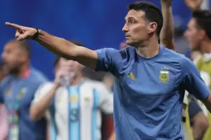 Scaloni se quebr� tras la clasificaci�n: "No puedo hablar de la emoci�n"