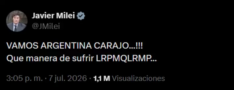 milei festejo argentina