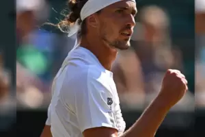 Zverev arras� a Fritz y alcanz� por primera vez las semifinales de Wimbledon