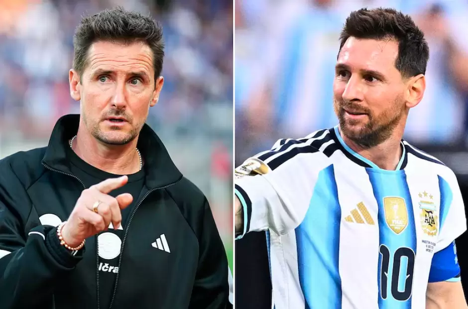 Klose y Messi