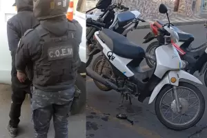 Lo descubrieron intentando robar una moto estacionada en pleno centro