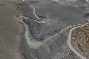 Pavimentaci�n de la Ruta 43: trabajan a m�s de 4.000 metros de altura en la Cuesta de Paicuqui