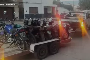 Operativos vehicular en el Valle Central: 13 motos secuestradas y cuatro arrestados
