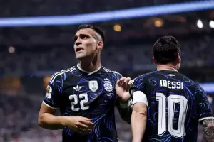Lautaro Mart�nez: "Cuando mi pap� me compr� mis primeros botines, so�� con este gol"