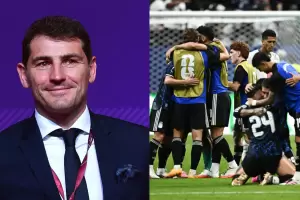 Iker Casillas lanz� una chicana tras confirmarse la final con Espa�a y no le sali� bien