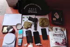 Golpe al narcomenudeo en Catamarca: un joven cay� con marihuana y coca�na