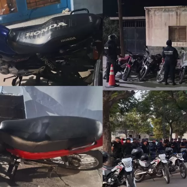 Operativos en Capital y el interior: arrestaron a nueve personas y secuestraron quince rodados