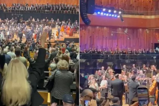 "No lo entender�as": el video de la Orquesta Estable del Col�n tocando "Muchachos" antes de la final