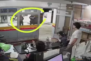 Tensi�n en Los Altos: dos delincuentes intentaron asaltar una estaci�n de servicio