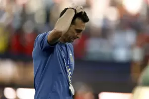 Entre l�grimas, Scaloni dej� un mensaje de orgullo tras la derrota: "Dimos todo y hay que levantarse otra vez"
