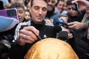 "Es una caricia al alma": Scaloni agradeci� el cari�o de los hinchas tras la final