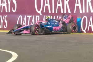 VIDEO. As� fue el despiste y choque de Colapinto en el GP de Hungr�a