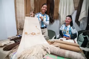 Las regiones de Catamarca se expresan a trav�s de sus artesan�as en el Poncho