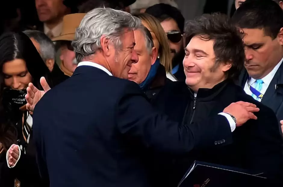 Javier Milei y Nicol�s Pino