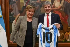 Caputo destac� el respaldo de Georgieva y pidi� "paciencia" para consolidar las reformas