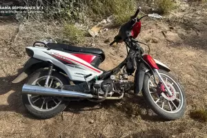Catamarca: secuestran una motocicleta abandonada en el Parque Ad�n Quiroga