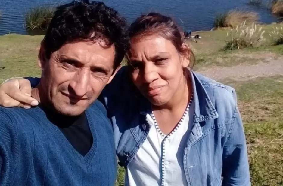 Luc�a Sosa junto con Daniel Aguirre