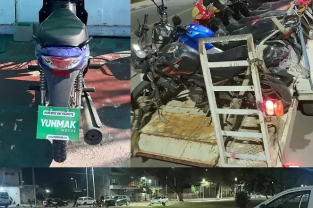 Once personas arrestadas y 29 motos secuestradas en Capital y el interior provincial