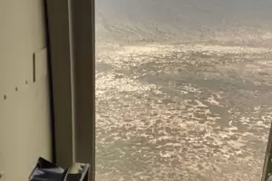 Esta es la �ltima foto que se envi� desde el helic�ptero sanjuanino