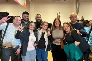 Luc�a Corpacci acompa�� a M�ximo Kirchner en una cumbre pol�tica convocada por Quintela