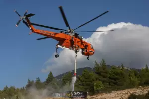 VIDEO: el impactante momento en que dos helic�pteros chocaron en Grecia