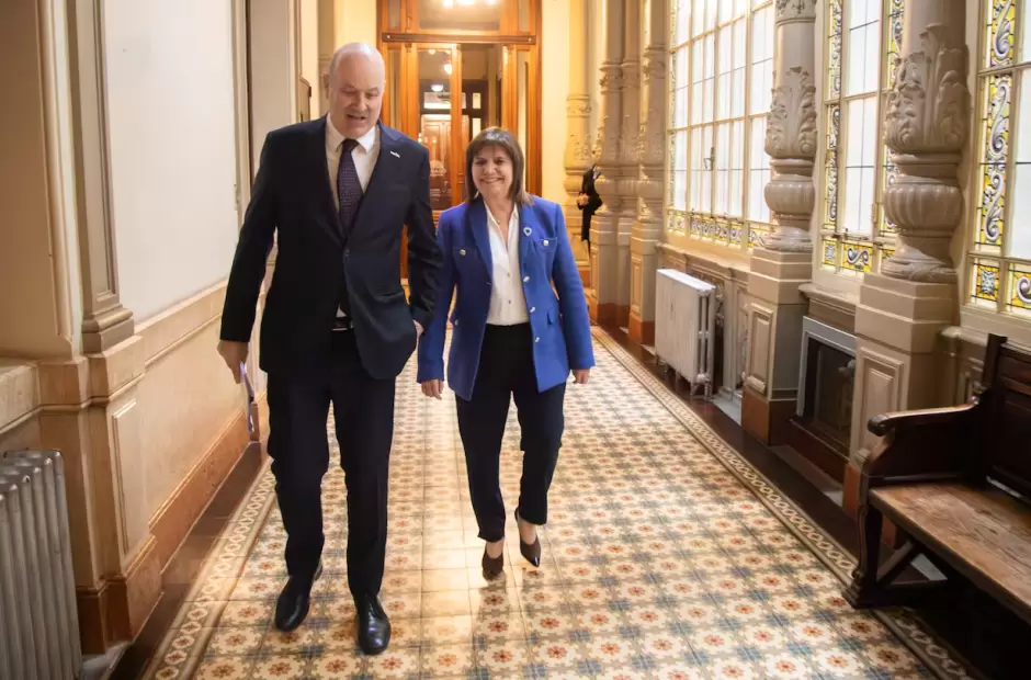 Federico Sturzenegger y Patricia Bullrich