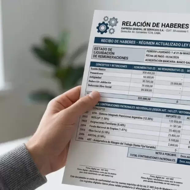 Reforma laboral: los trabajadores comenzaron a recibir el nuevo recibo de sueldo