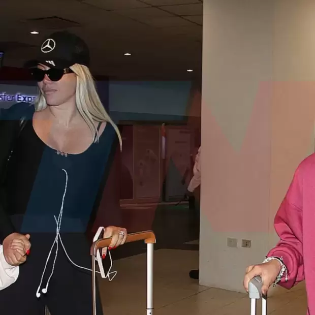 Wanda Nara lleg� a la Argentina con sus hijas y volvi� a criticar a Icardi