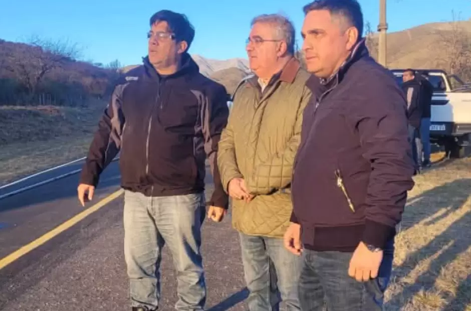 Jalil junto al intendente Armando Seco Santamarina