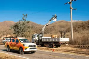 Tras el temporal, restituyen el servicio el�ctrico en El Rodeo y Las Juntas