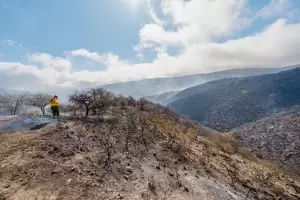 Tras un intenso operativo, las autoridades lograron contener el incendio en El Rodeo