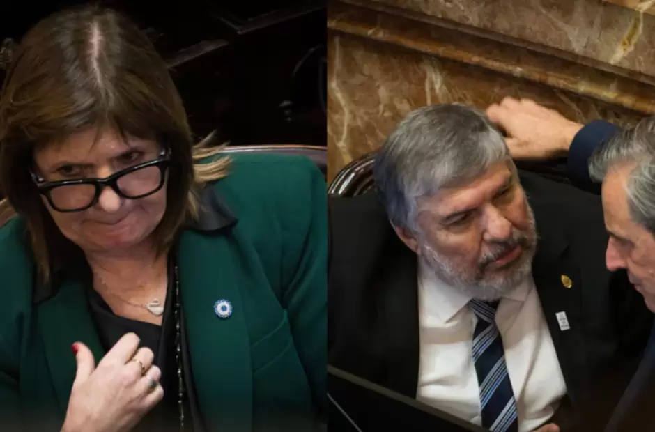 Patricia Bullrich y Jos� Mayans.
