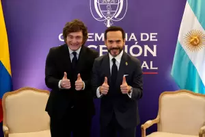 Milei se reuni� con Abelardo de la Espriella en Colombia antes de la asunci�n presidencial