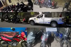 Operativo: secuestraron 58 motocicletas, un cami�n y un autom�vil