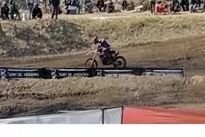 Campanas del Rosario: una persona fue embestida en el Campeonato de Motocross