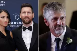 La reacci�n de Antonela Roccuzzo tras la sentida carta que Lionel Messi le dedic� a su padre Jorge