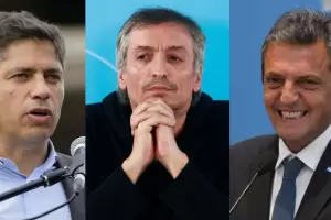 Sorpresa en el peronismo: Kicillof, M�ximo y Massa se reunieron y hubo "buen clima"