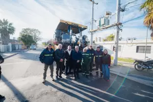 Avanzan las obras de urbanizaci�n y pavimentaci�n en Valle Viejo