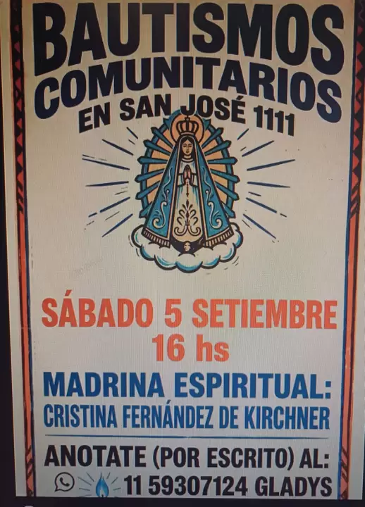 cfk bautismos iglesia