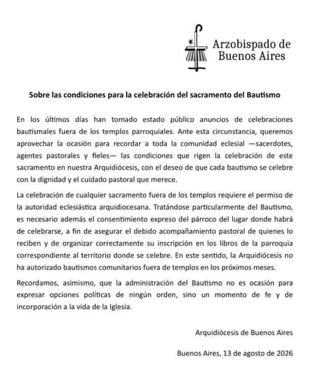 cfk bautismos iglesia