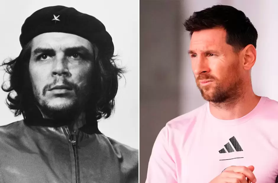 El Che y Lionel Messi