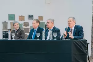 Su�rez destac� el impacto del Acueducto Albigasta: "Es una obra muy importante"