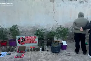 Allanamiento en Catamarca: secuestran casi 3 kilos de droga y detienen a una mujer