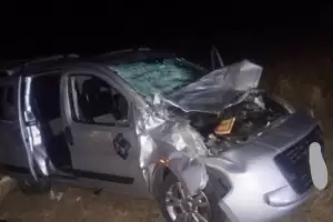 Una familia sufri� un grave siniestro vial en la Ruta Nacional 38 rumbo a La Rioja