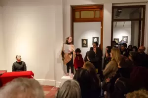 El teatro catamarque�o se hizo presente en el Museo Laureano Brizuela con la muestra de Ada Cigno